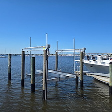 Boat-Lift-Installation-in-Stuart-Florida-Lands-End-Marine-Construction 0